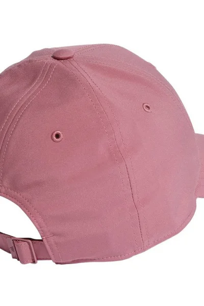 Růžová kšiltovka Adidas BBall Cap LT Emb