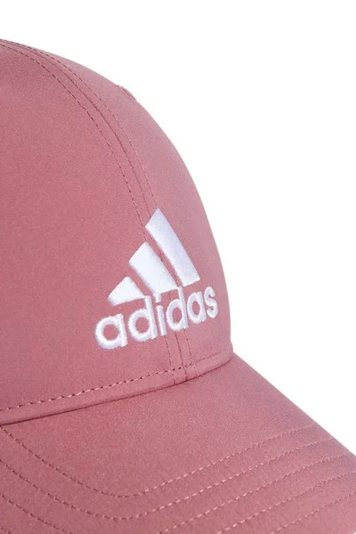 Růžová kšiltovka Adidas BBall Cap LT Emb