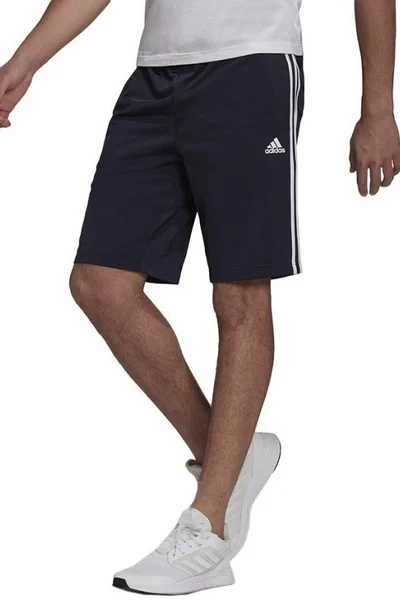 Adidas Essentials Warm-Up Pánské Šortky tmavě modré