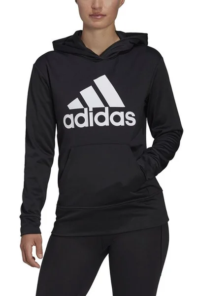 Nepostradatelná dámská mikina Adidas Logo Hoodie černá