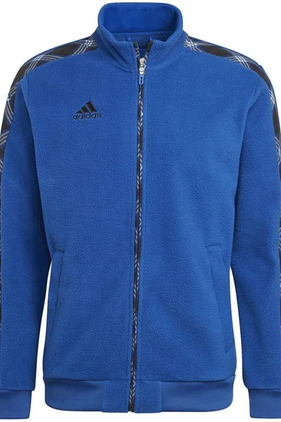 ADIDAS Fleece Winter Track pánská mikina modrá