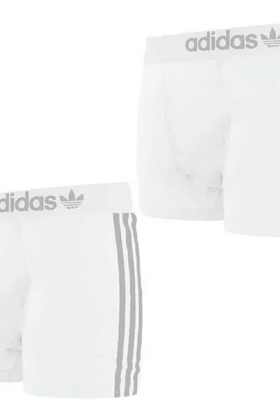 ADIDAS Pánské Originals Boxerky 2 ks Bílé