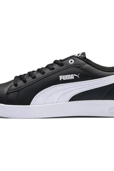 Dámské černo-bílé boty Puma Smash