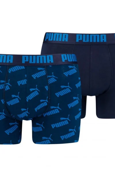 Boxerky Puma Navy Blue - 2 Párů