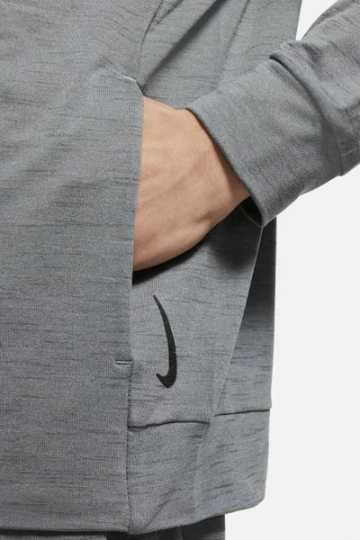 Pánská mikina v šedé barvě Nike Yoga Dri-FIT