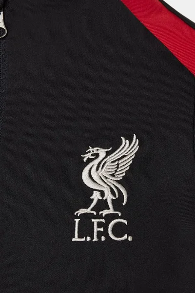 Juniorská tréninková mikina Nike Liverpool FC černá