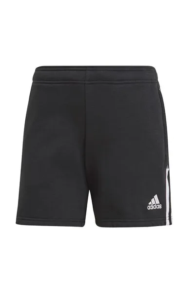 Černé dámské kraťasy Tiro Sweat s bílými detaily od Adidas