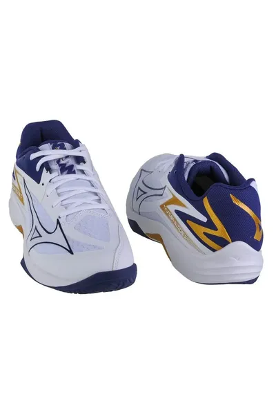 Volejbalové boty Mizuno Thunder Síťovina TPU bílá/modrá