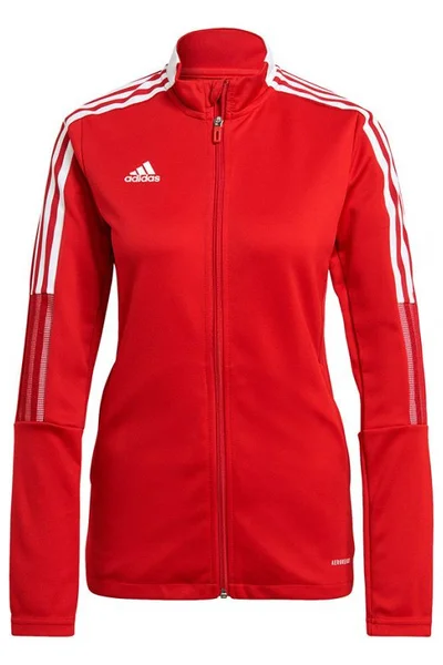 Dámská červená mikina Adidas Tiro 21 Track W GM7305