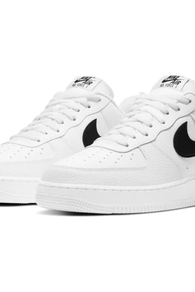 Nike Air Force 1 – Kožené Pánské Tenisky Bílé