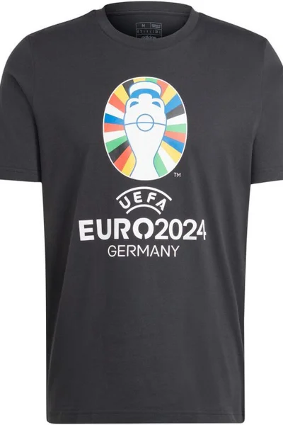 Pánské funkční tričko adidas Euro 2024 černé