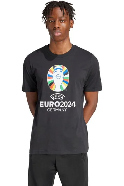 Pánské funkční tričko adidas Euro 2024 černé