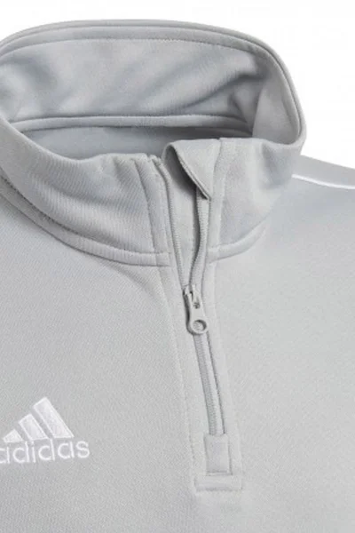 Šedá dětská mikina Adidas CORE 18 TR Top CV4142