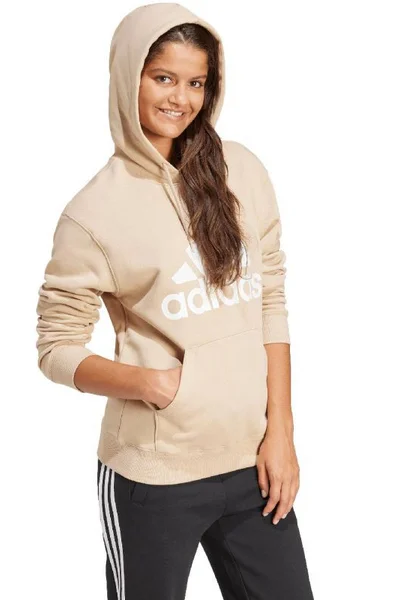 Adidas Dámská Mikina Essentials s Velkým Logem a Kapucí