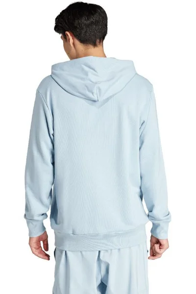 Adidas pánská mikina Essentials Terry Logo Hoodie modrá