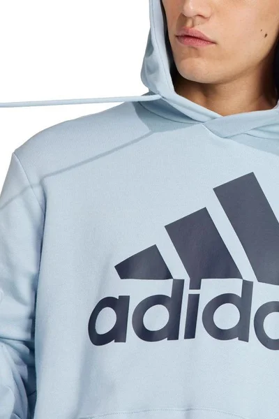 Adidas pánská mikina Essentials Terry Logo Hoodie modrá