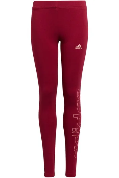 Adidas Dívčí Legíny Essentials Červené