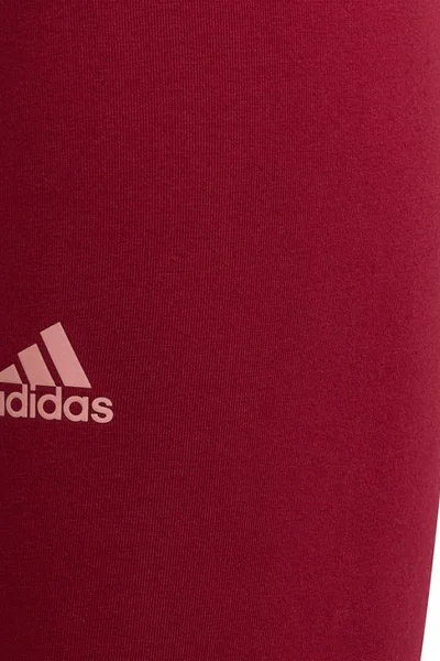 Adidas Dívčí Legíny Essentials Červené