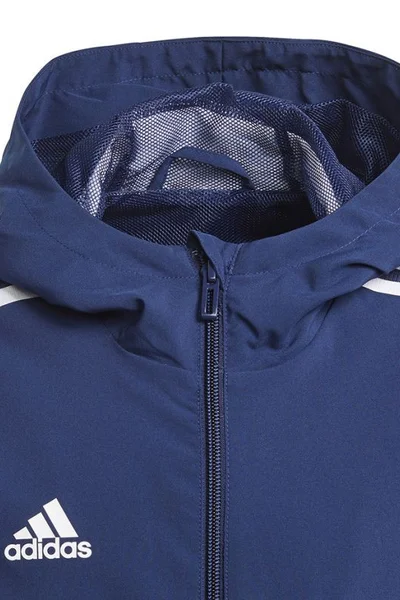 Modrá dětská větrovka Adidas Tiro 21 Windbreaker Jr GP4974