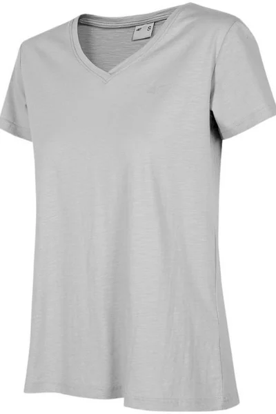 Jemné dámské tričko se srdíčkovým výstřihem od 4F