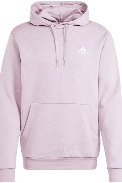 Adidas Pánská Fleece Mikina s Kapucí Essentials Purple