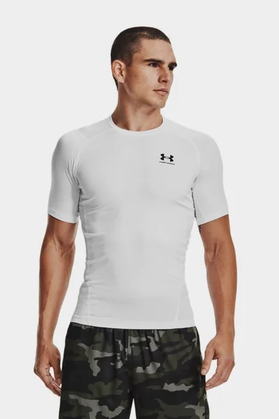 Under Armour Pánské Funkční Tričko Heatgear Bílá