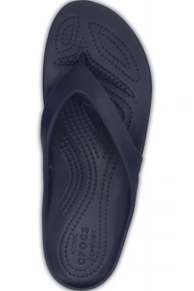 Modré dámské žabky Crocs Kadee II Flip W 202492 410