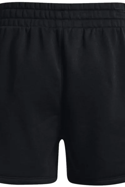 Černé dámské šortky Under Armour Rival Fleece Short W 1369858-001