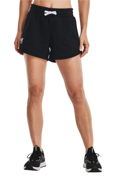 Černé dámské šortky Under Armour Rival Fleece Short W 1369858-001