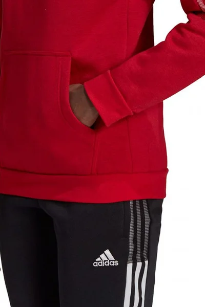 Červená dámská mikina Adidas Tiro 21 Sweat Hoody W GM7327