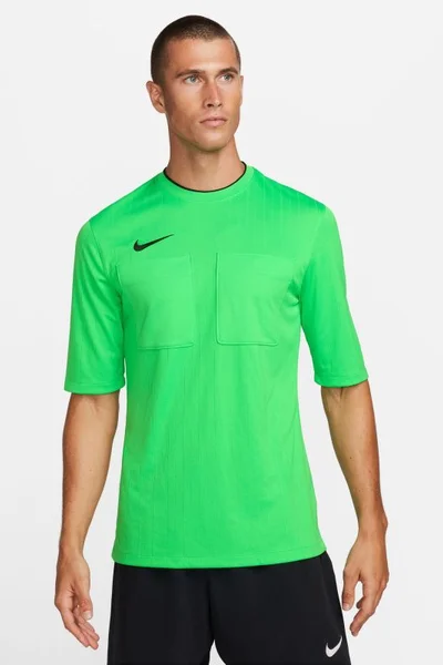 Rozhodcovská košile NIKE Dri-FIT pánská krátký rukáv zelená