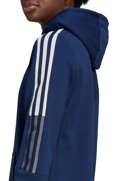 Modrá dámská mikina Adidas Tiro 21 Sweat Hoody W GK9678