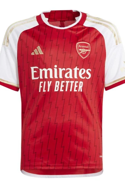 Adidas Arsenal Junior Domácí Krátký Rukáv Červený Dres