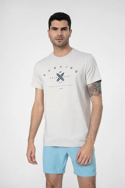 Pohodlné sportovní tričko pro muže - 4F