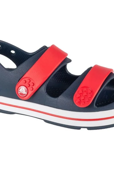 Růžové dětské sandály Crocs Crocband Cruiser s pásky