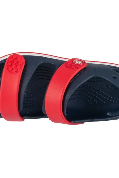 Růžové dětské sandály Crocs Crocband Cruiser s pásky