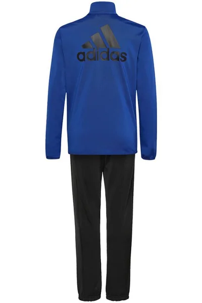 Adidas Dětská tepláková souprava Essentials černá/modrá