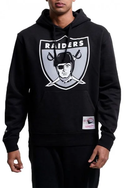 Mitchell & Ness Pánská Mikina NFL Oakland Raiders Logo Hoody