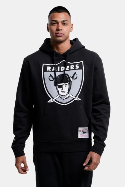 Mitchell & Ness Pánská Mikina NFL Oakland Raiders Logo Hoody