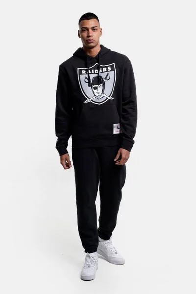 Mitchell & Ness Pánská Mikina NFL Oakland Raiders Logo Hoody