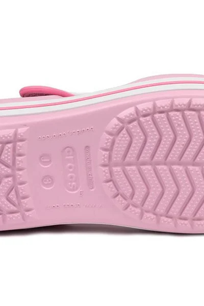 Dětské růžové Crocs sandály - Snadná péče a pohodlí