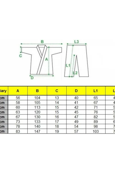 Kimono Masters dětské karate s opaskem 110 cm