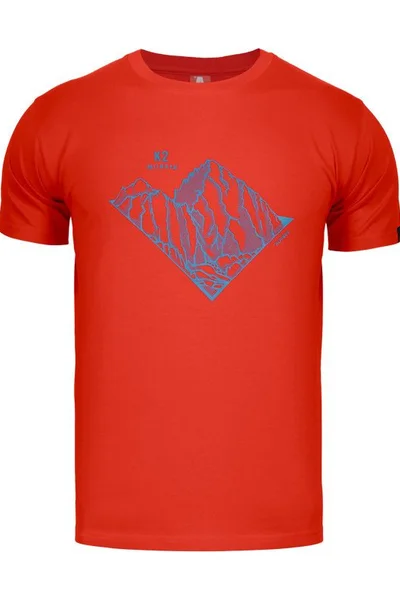 Pánské červené tričko Alpinus Skilbrum