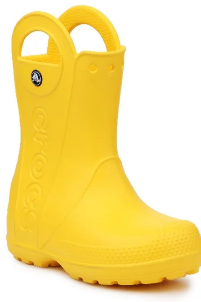 Dešťové boty pro děti s úchyty Crocs