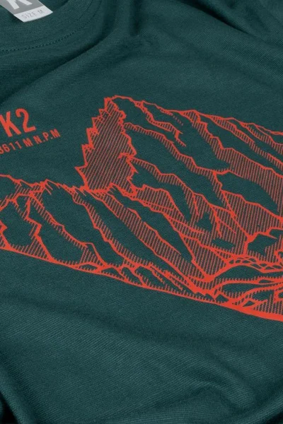 Horolezecké tričko Alpinus K2 zelené