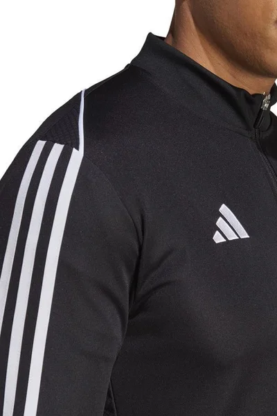 Černobílá pánská tréninková mikina Adidas