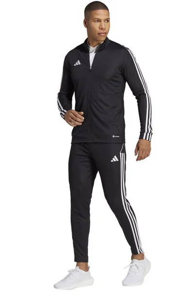 Černobílá pánská tréninková mikina Adidas