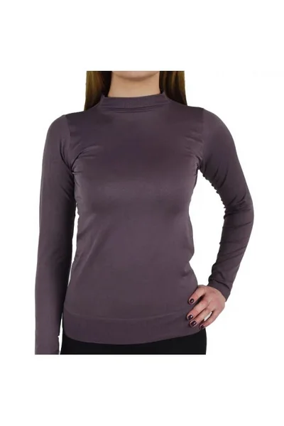 Funkční dámské tričko GymHero Longsleeve Seamless fialové