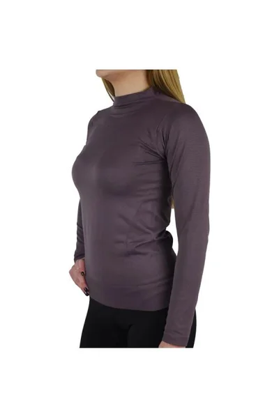 Funkční dámské tričko GymHero Longsleeve Seamless fialové