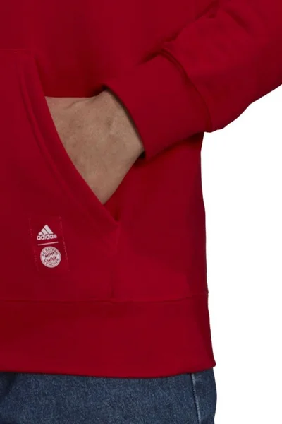 Pánská červená mikina Adidas Bayern Mnichov M GR0681